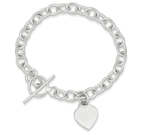 Buy GIVA 925 Sterling Silver Heartlock Bracelet Online At Best Price   Tata CLiQ